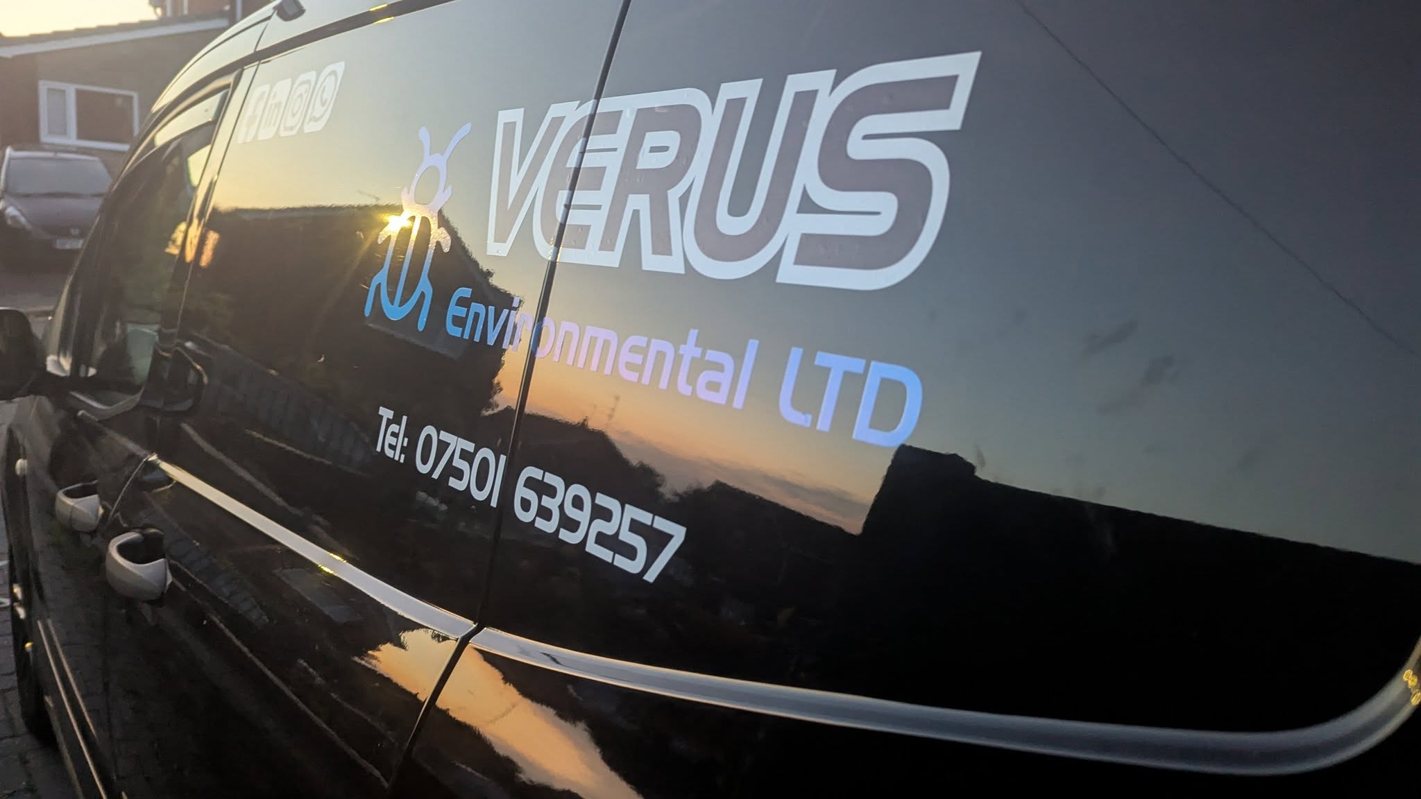 Verus Environmental branded van