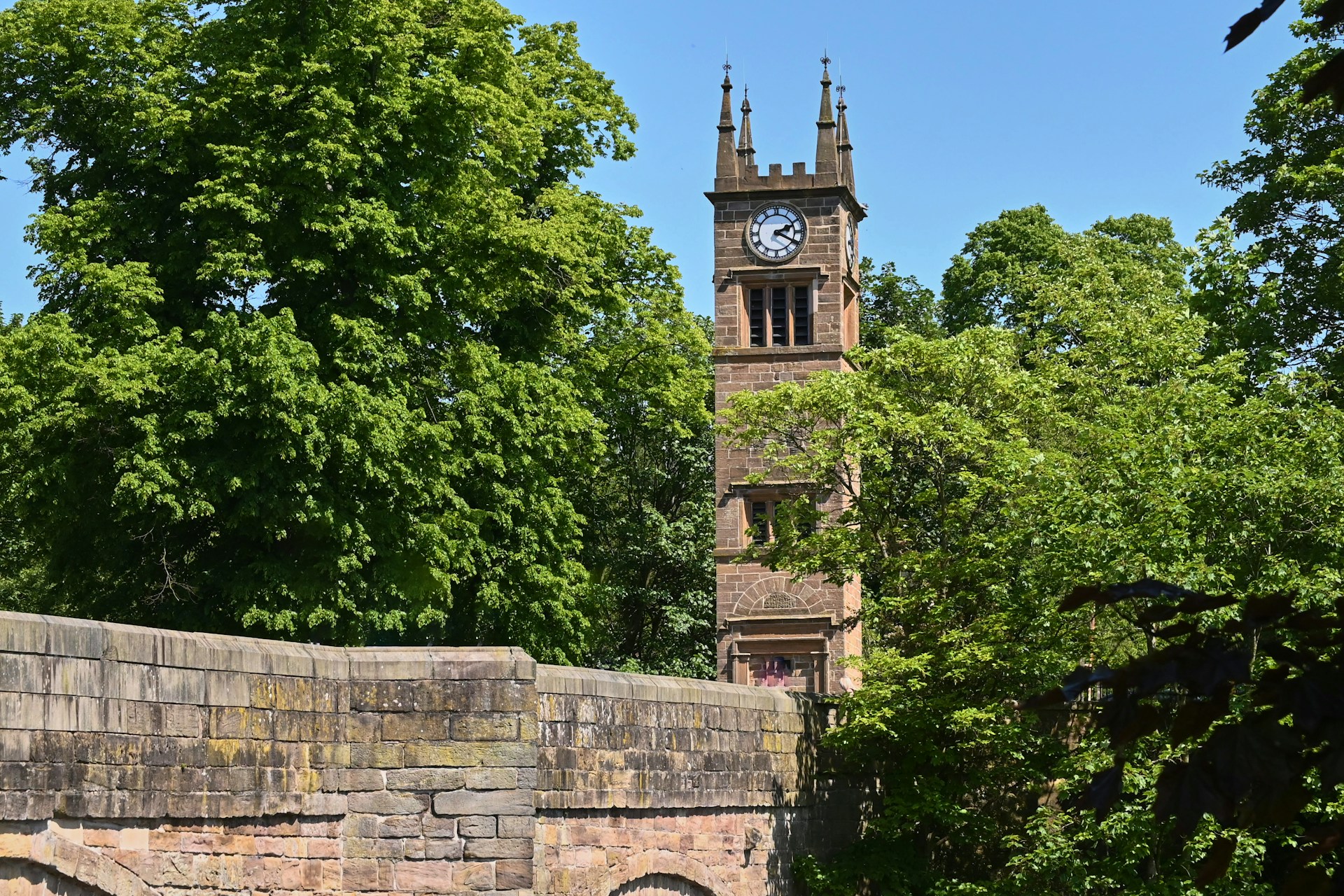 View of village near Bolton
